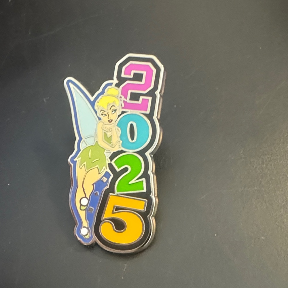 Disney Silver 2025 Tinker Bell Mystery Pin pin only (box for reference)